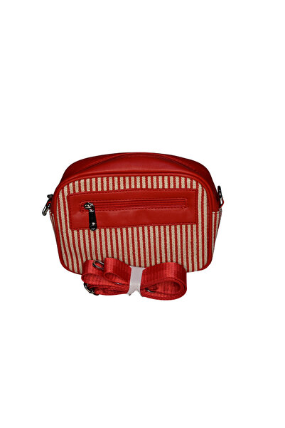 dukidasoturkiye Duki Daso Red and White Striped Women's Cross Shoulder Bag | ...