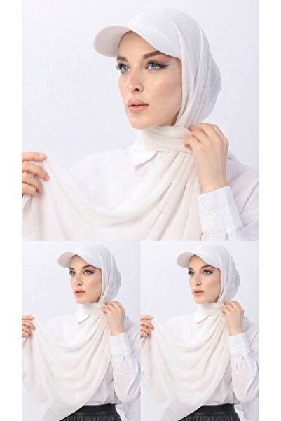 ALDAIYR Ready-Made Shawl Hijab with 3 Hats Sandy
