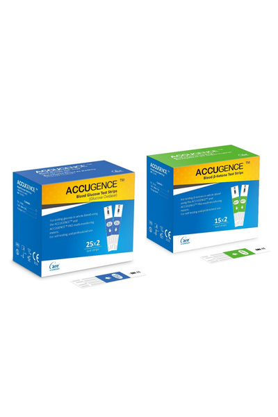 Choice1 GOD and KET ACCUGENCE Blood Ketone Blood Glucose(GOD)Keto Diet Meter ...
