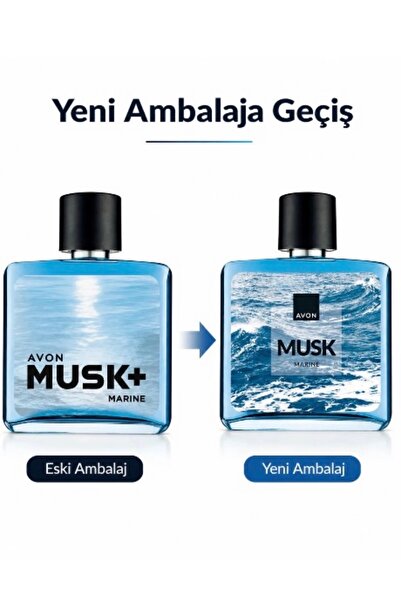 AVON Musk Marine Erkek Parfüm Edt 75 Ml.