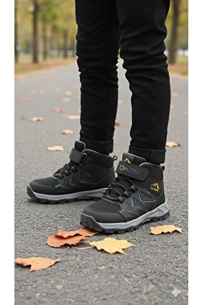 homiro Children's Waterproof Winter Boots - Black Smoked