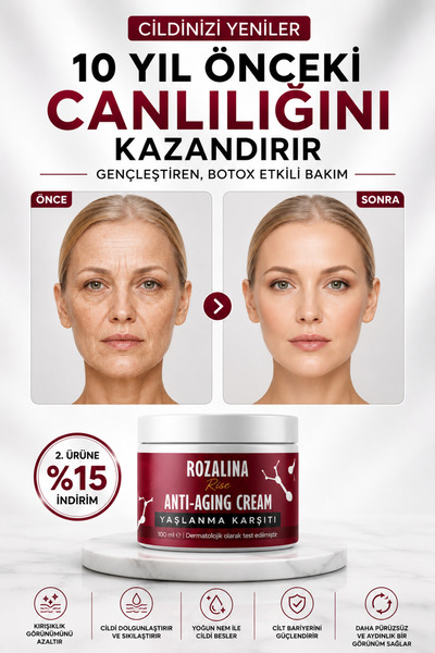 Rozalina Rise Rejuvenating, Botox-Effect Anti-Aging, Anti-Wrinkle, Repairing,...