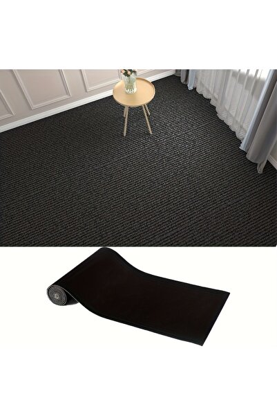 Choice5 40cmX300cm Black Self-adhesive Carpet Living Room Kitchen Rugs for Be...