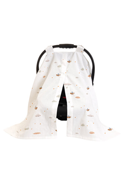 Casadora Baby Happy Tony Uv Protected Muslin Stroller Cover with Snap Fastene...