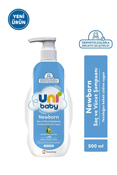 Uni Baby Newborn Hair and Body Shampoo 500 ml