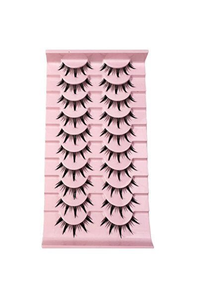 Choice3 10PairsSCH New 14/10/7/5Pairs Manga Lashes Natural Eyelashes Soft Cro...