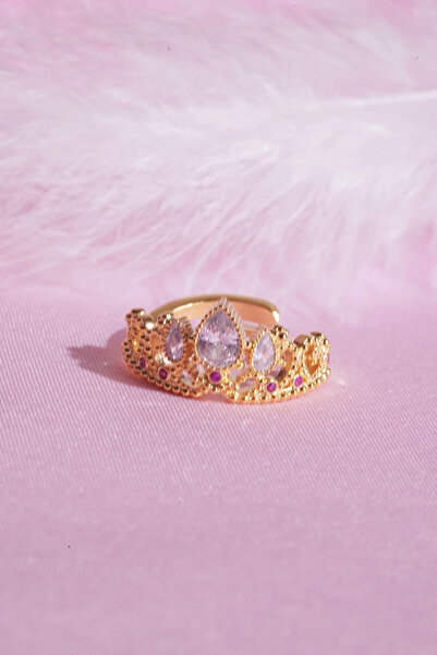 AŞIK ACCESSORIES Rapunzel Taç Yüzük