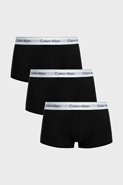 Calvin Klein Ανδρικά μαύρα μπόξερ 3 τεμαχίων χαμηλού ύψους