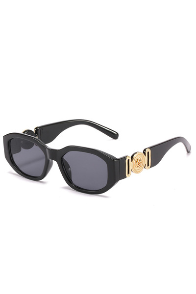 Choice Black Brand Small Sunglasses Women Deisgner Flower Sun Glasses Polygon...
