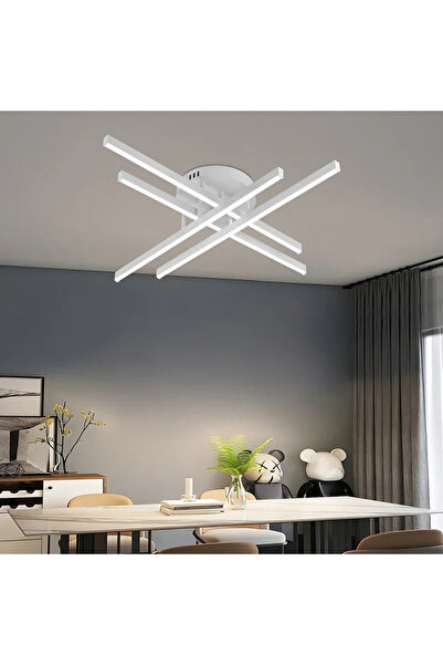 OEM Lustra LED cu Telecomanda GIO, 43W, 4 Elemente, Lumina Rece/Clada/Neutra,...