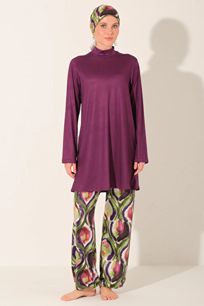 ALFASA 26687 Women's Long Sleeve Hijab Swimsuit