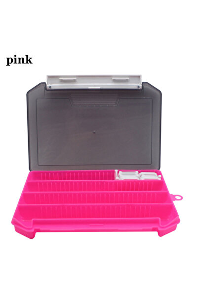 Choice pink Six color single-layer inserted bait box, large four grid lure st...