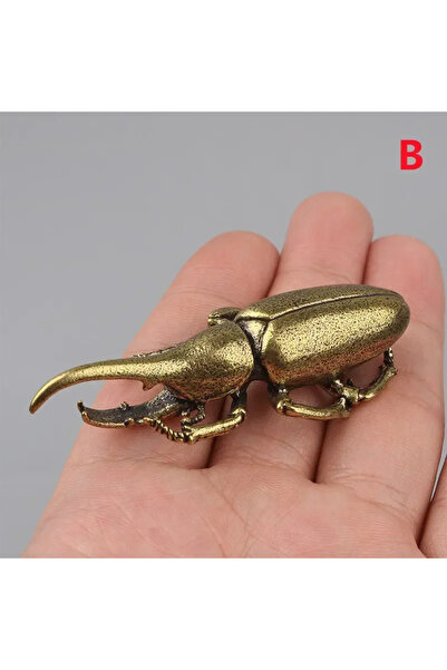 Choice B Solid Brass Beetle Ornaments Creative Unicorn Fairy Simulation Coppe...