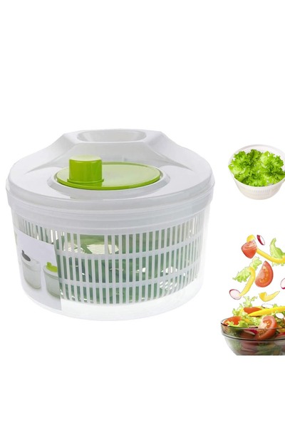 Choice 1-Pack Salad Dehydrator Lettuce Drainer Vegetable Washer and Dryer for...