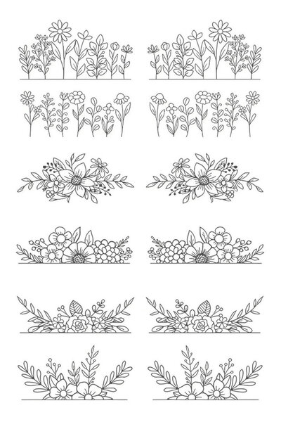Choice5 F Water Soluble Stabilizer Embroidery Patterns Stick Stitch Embroider...