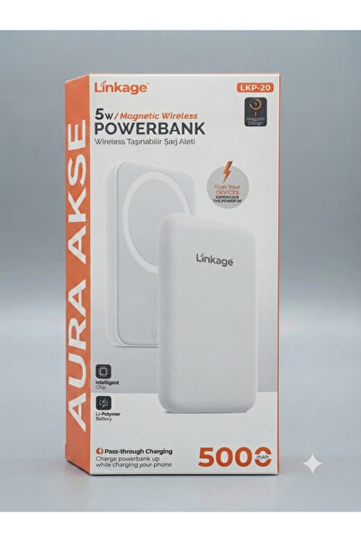 ACL Aura Akse 5W Manyetik Kablosuz Powerbank (5000 mAh - MagSafe Tasarım)