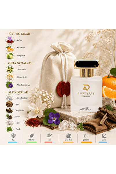 Rosentia Luxe Edition Lx64 (GANYMEDE) Muadili Kadın Parfümü Edp 50ml