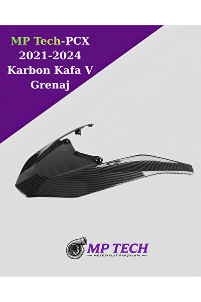 MP Tech Honda PCX 2021-2024 Karbon Kafa V Grenaj