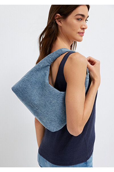 Mavi Logo-detaillierte Denim-Handtasche 1912061-22189