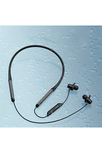 Choice black Nurati N1 BT Neckband Earphones with Clear Mic, Anti-Slip Textur...