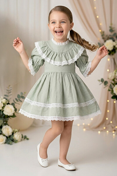 Baby Animals Baby Girl Dress Girls' Dress Birthday Party Wedding Dress Lace S...