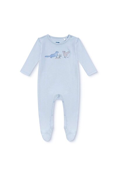 MOTHERCARE Erkek Bebek Tulum Hayvan Baskılı Fermuarlı Bisiklet Yaka Uzun Kol ...