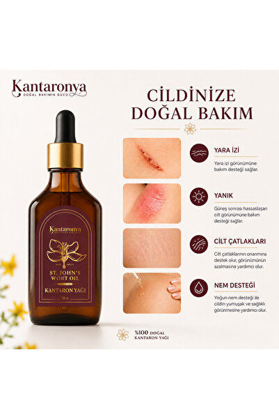 Kantaronya Original St. John's Wort Oil 50 ml Skin Care Wound and Burn Suppor...