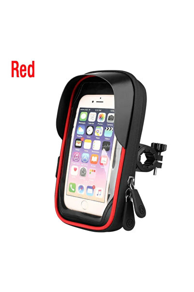 Vikefon Bicycle Red Waterproof 360° Rotation Bicycle Motorcycle Front Frame P...