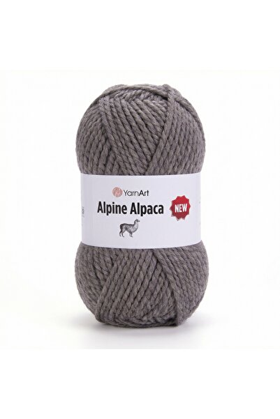 Yarnart ALPINE ALPACA NEW - حبل محبوك يدويًا بني - 1438