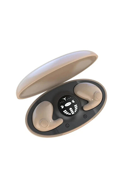 Vikefon Khaki Sleep Invisible Stereo Headset IPX5 Waterproof Wireless Bluetoo...