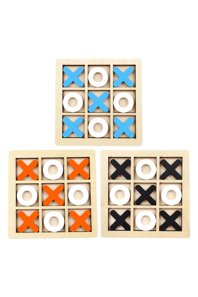 Choice6 NB1255C7-1Set Montessori Play Game Wooden Toy Mini Chess Interaction ...