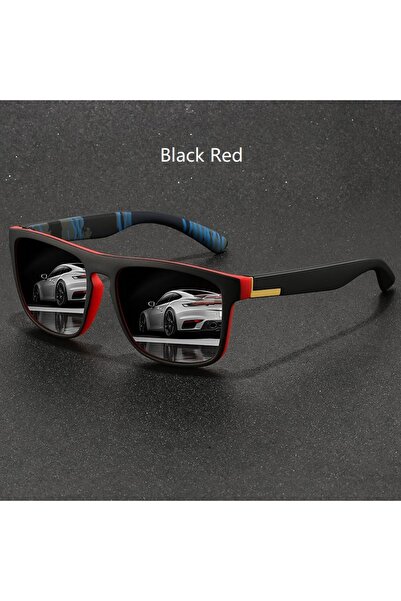 Choice5 BlackRed Classic Vintage Fashion Square Sunglasses Fashion Luxury Bra...