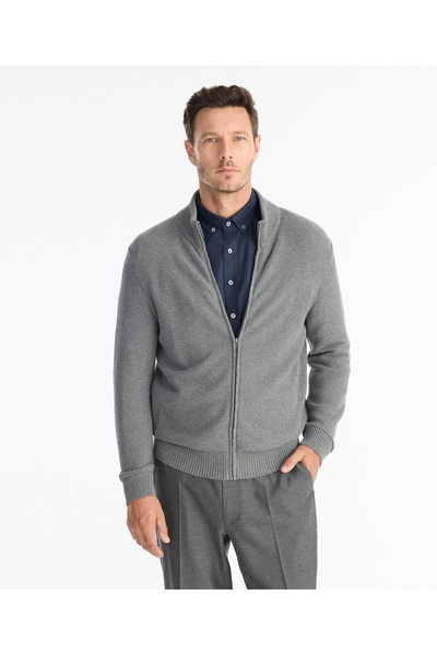 Yargıcı Regular Stand Collar Long Sleeve Sweater