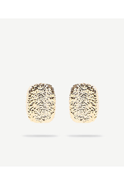 Yargıcı Textured Gold Earrings