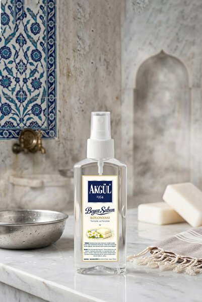 Akgül Kolonyaları Akgül Beyaz Sabun Kolonyası Sprey 160 Ml