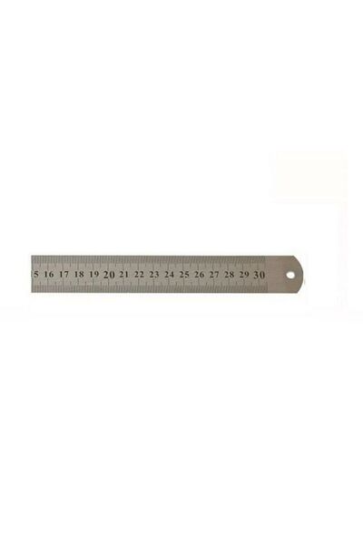 LEO Double Sided Steel Ruler 300x25mm