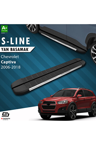 S Dizayn Chevrolet Captiva S-Line Krom Yan Basamak 183 Cm 2006-2018 A+ Kalite...