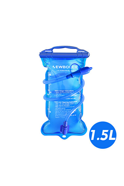 Choice حقيبة مياه BOT241-BLU-1.5L NEWBOLER، حقيبة تخزين وإعادة تعبئة المياه ب...