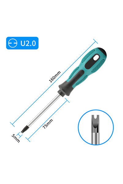Choice1 U2.0 1PC Irregular H-type Screwdriver Irregular Professional Hand Too...