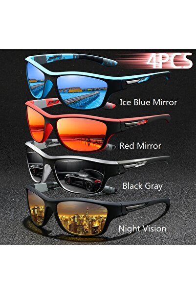 choice2 4PCS-(EveryColor) 4PCS Fashion Vintage Pattern Fishing Cycling Sports...
