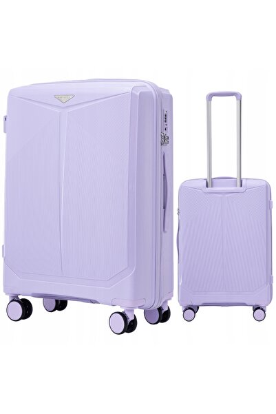 WINGS BRAND Valiză Medium Wings COCKATIEL din polipropilenă 24 " ALB MOV