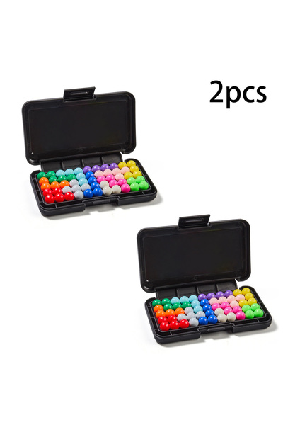 Choice 2pcs 120 Challenges IQ 3D Puzzle Board Game Classic Pyramid Plate Pear...
