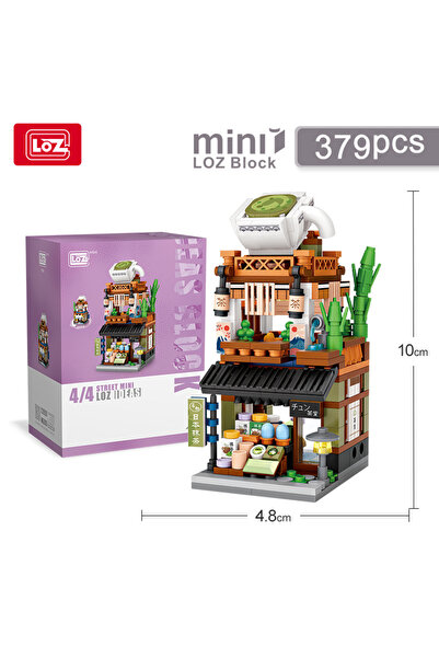 choice2 With box LOZ Mini Street View Series Japanese matcha shop Ramen Cante...
