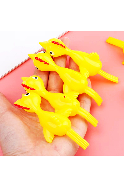 Choice 10pcs 10PC Mini Yellow Sticky Finger Catapult Chicken Shooting Toy Boy...