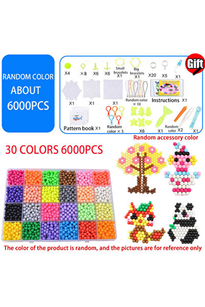 Choice 30 color 6000 pcs Handmade Magic Water Fuse Beads Creative Beads DIY A...