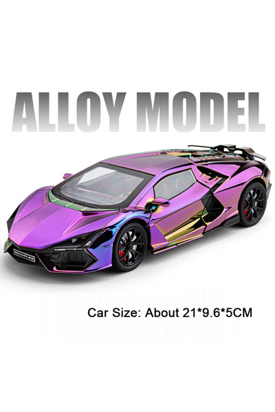 Choice5 CZ241352 Purple 1:24 Scale REVUELTO Miniature Model Toy Sports Cars A...