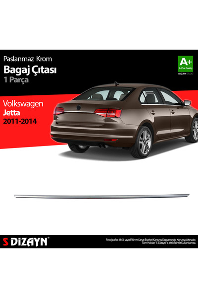 S Dizayn S-Dizayn VW Jetta Krom Bagaj Çıta 2011-2014 7614050