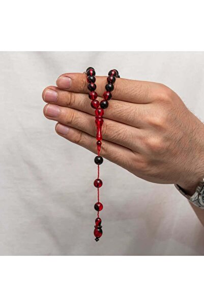 Inure Jewelry Round Clamping Amber Rosary