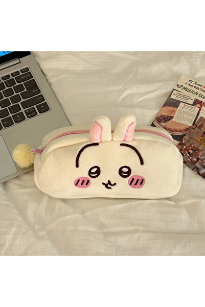 choice2 YELLOW Chiikawa Plush Pencil Bag Hachiware Usagi Pencil Bag Japanese ...