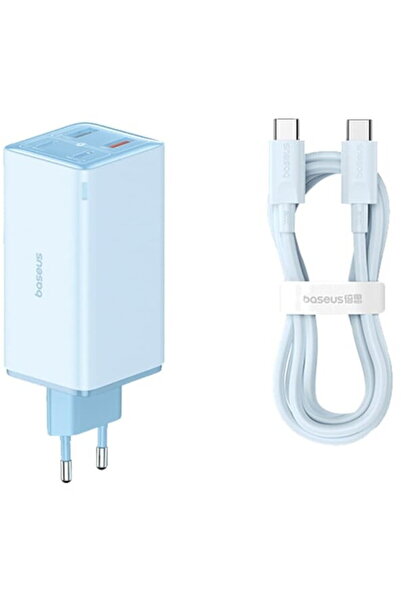 Baseus Încărcător GaN6 Pro, QC 100W, 2x ieșiri USB Type-C 5V/3A, 2x USB, cabl...